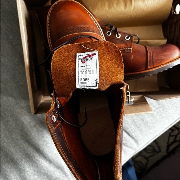 Red Wing Iron Ranger Heritage #8085 Copper men’s 6-inch boot size 11 (brand new) - Picture 7 of 8